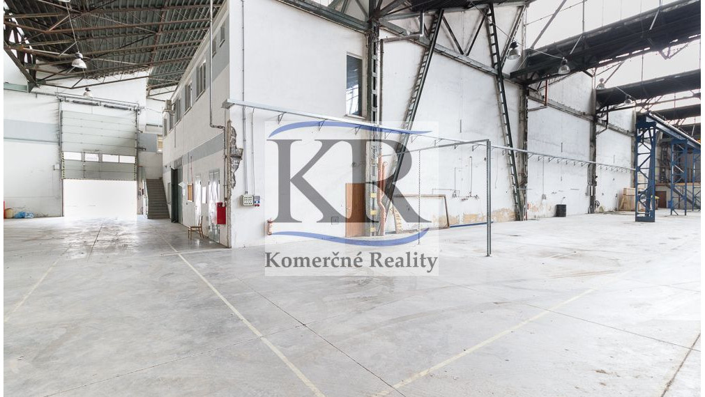 Skladové, výrobné a administratívne priestory na prenájom, 1.300m2, Trnava, 4,25,-EUR/m2 + en. + DPH