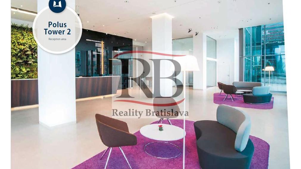 Administratívne priestory vysokého štandardu v Polus Tower na Vajnorskej ul. v Bratislave 3