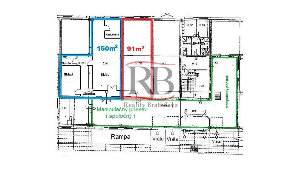 Skladový priestor na prenájom, BA-Ružinov