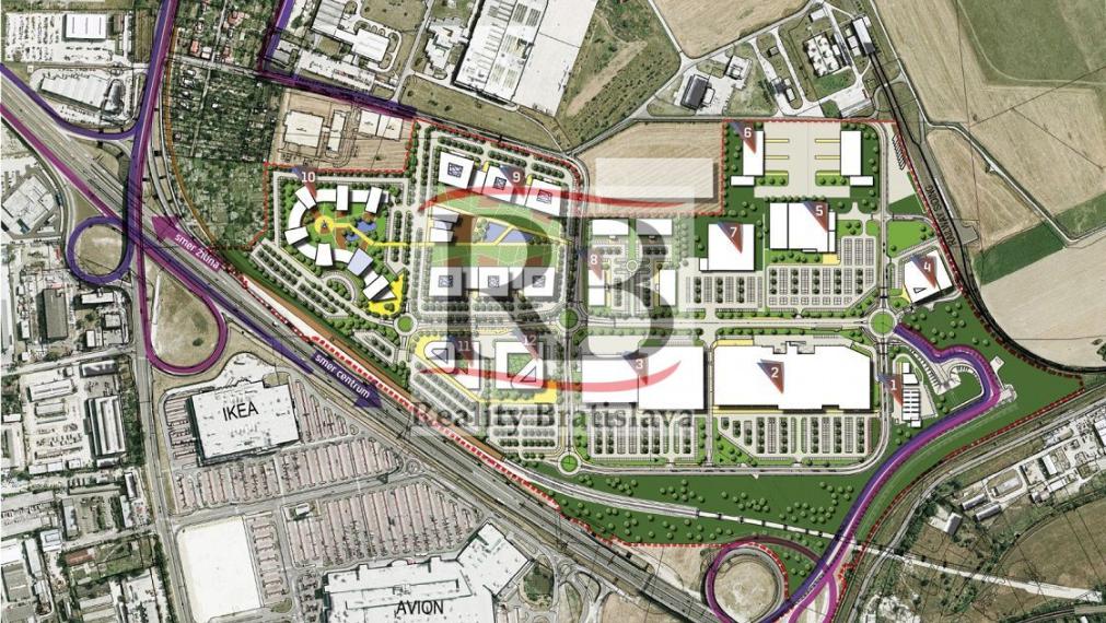 Pozemok na predaj, Galvaniho, Bratislava II