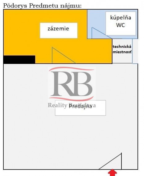 Šikovný priestor v Ružinove 42 m2