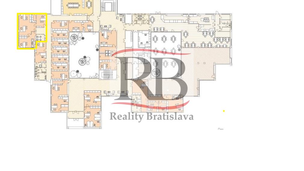 Na prenájom kancelárske priestory na Ivanskej ceste, 100m2