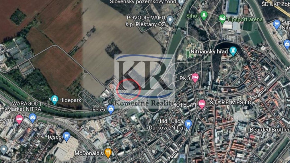 Prenájom spevnenej plochy