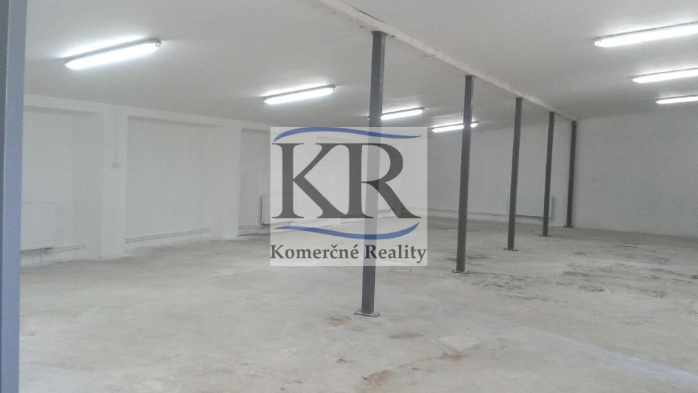 Skladový priestor na prenájom,Bratislavská ul.,190m2, 5,80-EUR/m2 bez DPH + energie