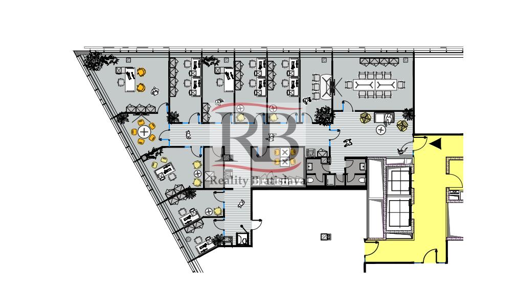 Kancelárske priestory v Apollo BC 2, Prievozská - Ružinov
