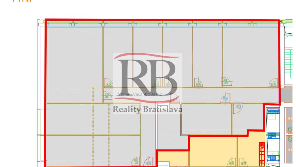 Kancelárske priestory v renomovanej budove TOWER 115, Bratislava-Staré Mesto
