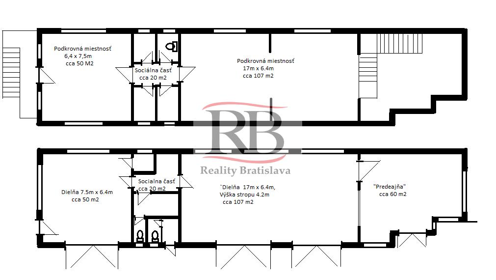 Výrobno-skladový objekt s administratívou na predaj