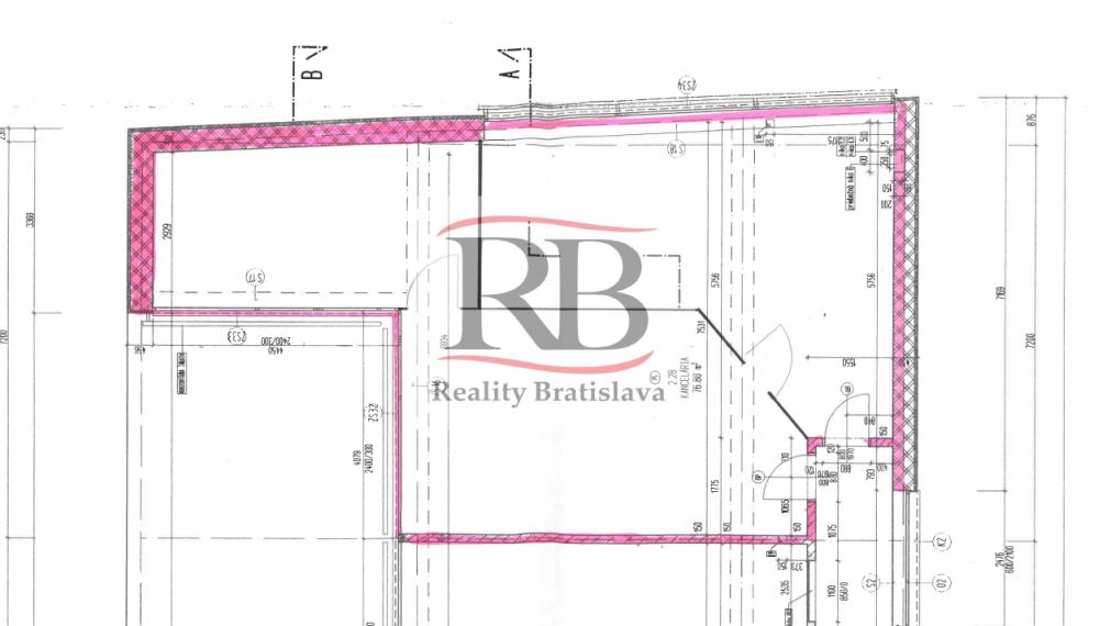 Kancelárie v blízkosti Hlavnej vlakovej stanice, Karpatská, BAI