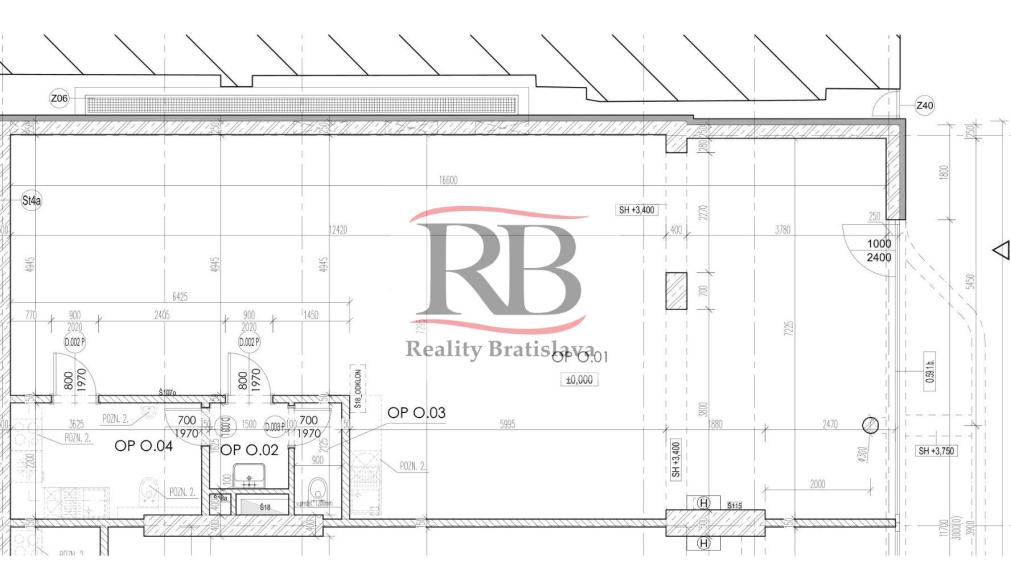 Novostavba obchodného priestoru 119,1 m2  v Petržalke na prenájom