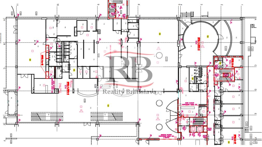Kongresová sála, lobby, kuchyňa, jedáleň a príslušenstvo, ex Holiday Inn, 3.000m2