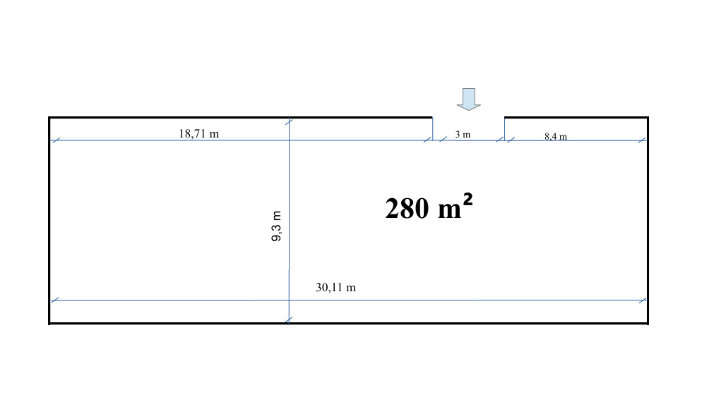Skladový priestor 280m² v BA II - Ružinov na prenájom
