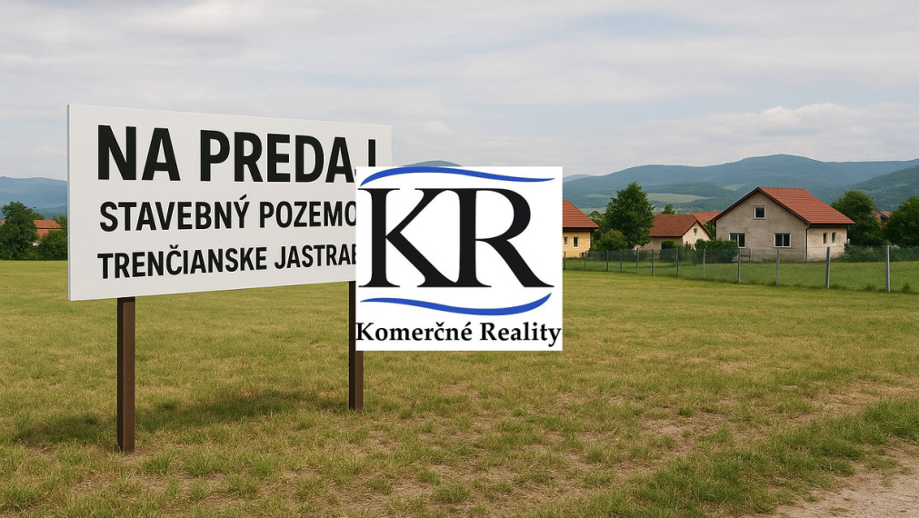 Na predaj - stavebný pozemok v Trenčianskom Jastrabí. 