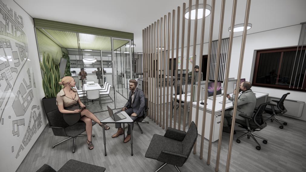 Reprezentatívna kancelária s kuchynkou, 85,05m2, v centre na Panenskej ulici, BA1