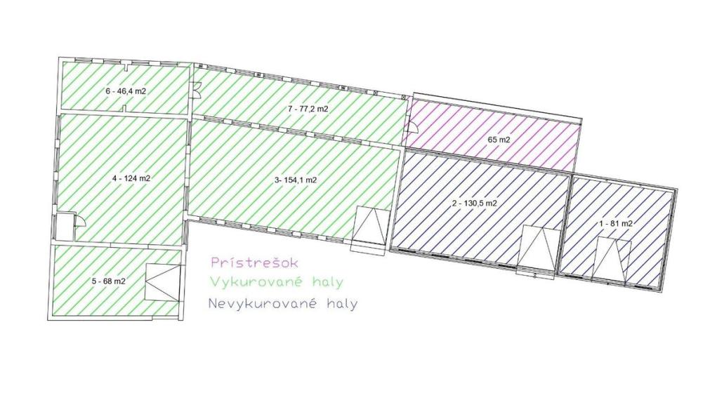Výrobno-skladové priestory , Beluša, okres Púchov