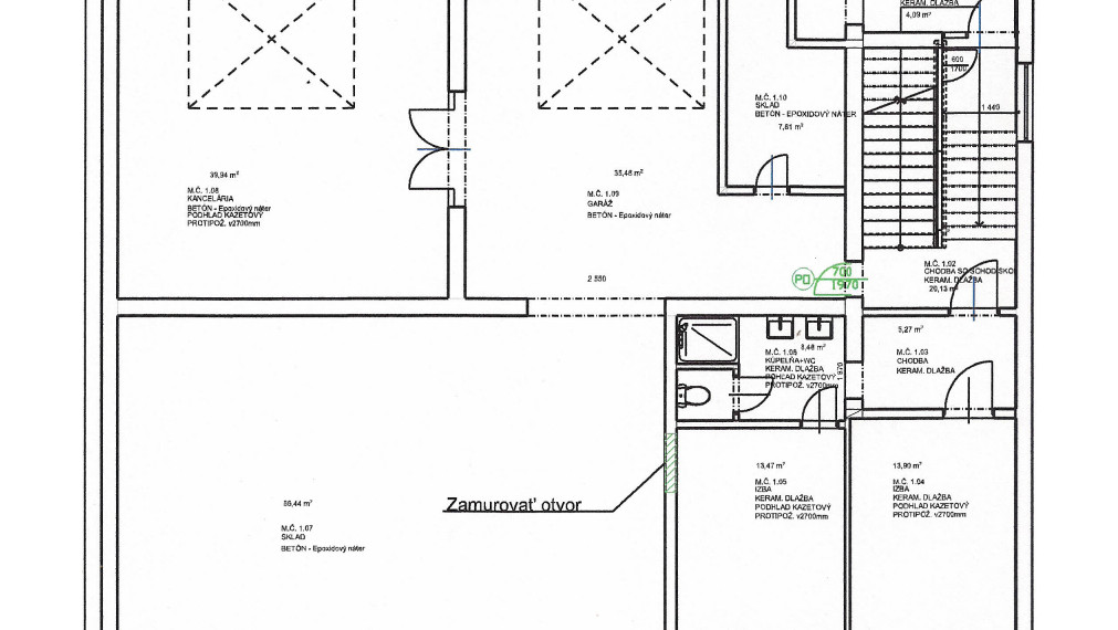 2 samostatne skolaudované budovy, Trnava