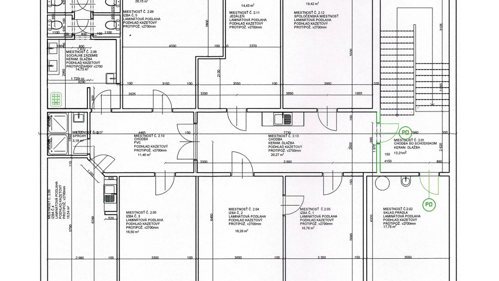 2 samostatne skolaudované budovy, Trnava