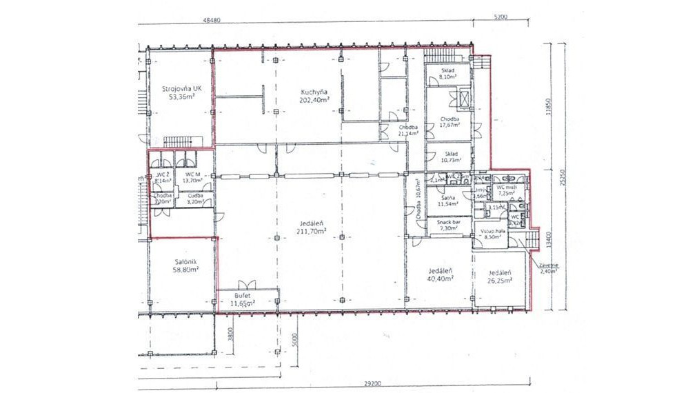 Gastro priestor na predaj v Smoleniciach pri areáli Chemolaku