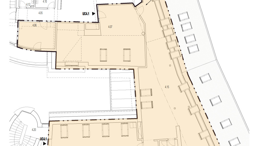Reprezentatívny kancelársky celok, 209,83m2, v centre na Panenskej ulici, BA1