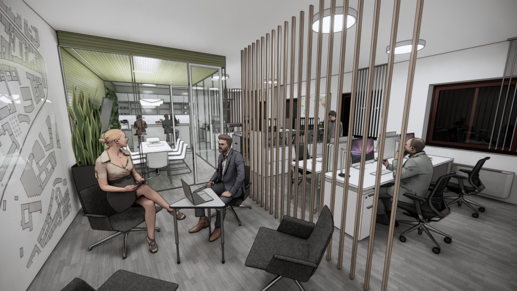 Reprezentatívna kancelária s kuchynkou, 85,05m2, v centre na Panenskej ulici, BA1