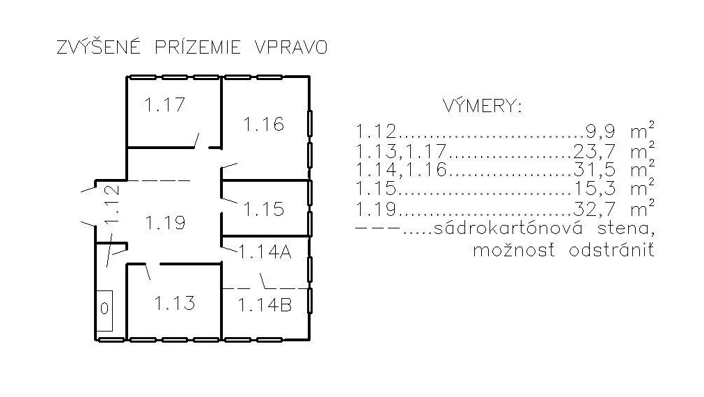 Priestor 168m2 na vyvýšenom prízemí v blízkosti Klientskeho centra, Bratislava II