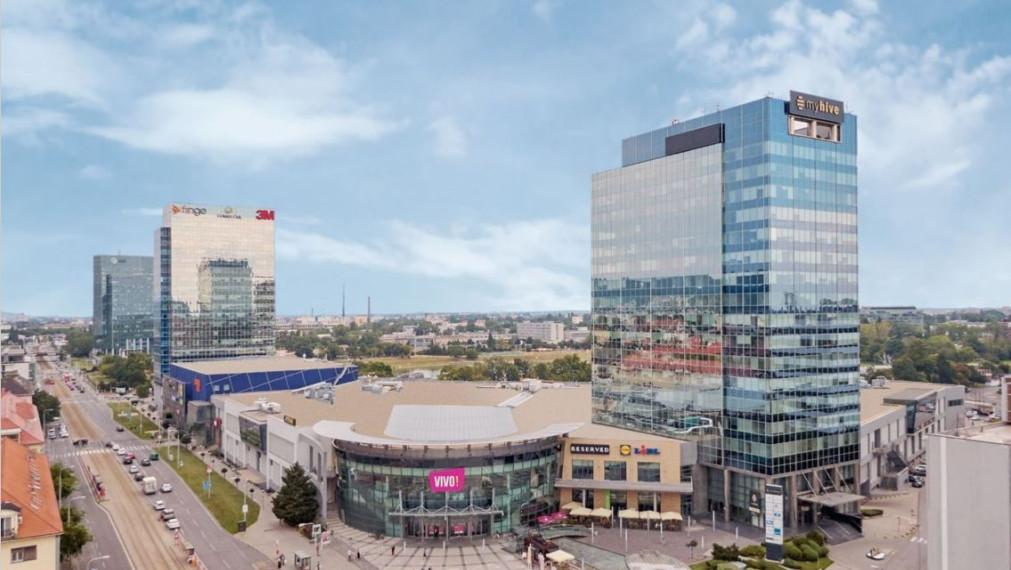 Kancelárske priestory vysokého štandardu MYHIVE Tower, Vajnorská, POLUS/VIVO