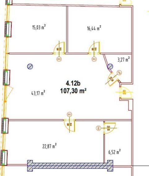 Samostatný kancelársky celok 107m² v blízkosti letiska na prenájom
