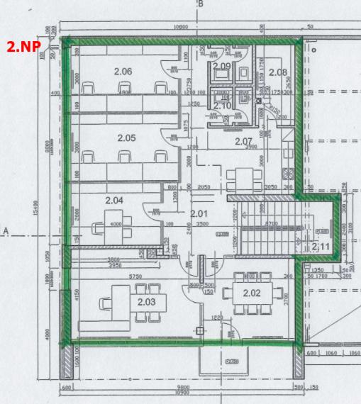 Administratívne priestory + 6x parking na prenájom, 154,40m2, Žabí Majer - Bratislava III