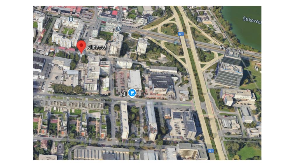 Kancelárske priestory 20 m2, BA II, Klincová ulica