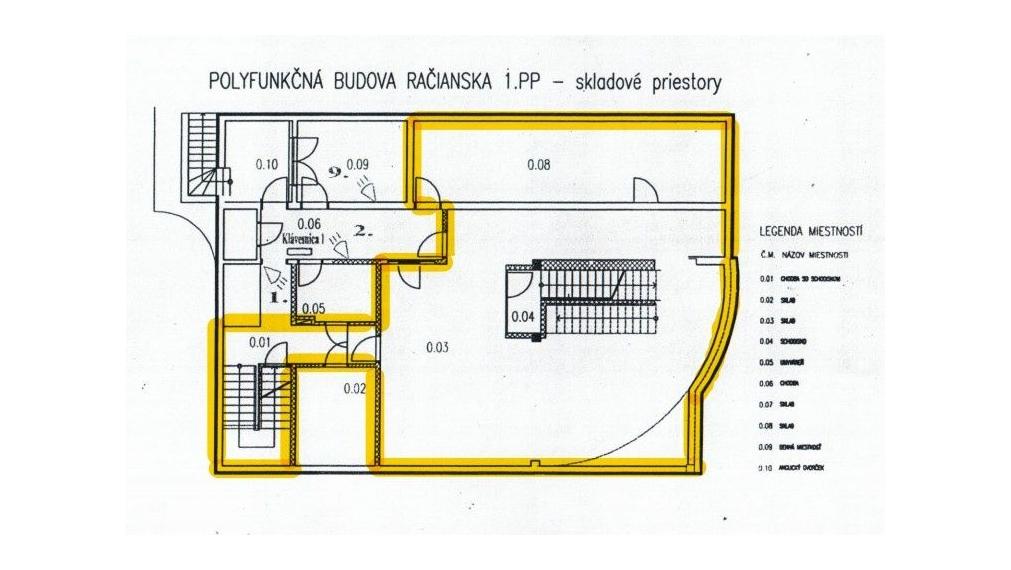 Skladový priestor, v blízkosti Figara, 200 m2