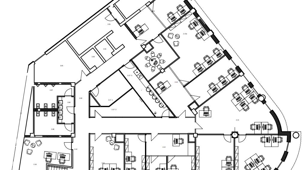 Moderné administratívne priestory s výhľadom na Prezidentský Palác, BAI