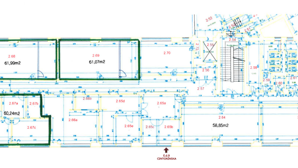 Administratívne priestory na Cintorínskej ulici – Staré Mesto, BAI