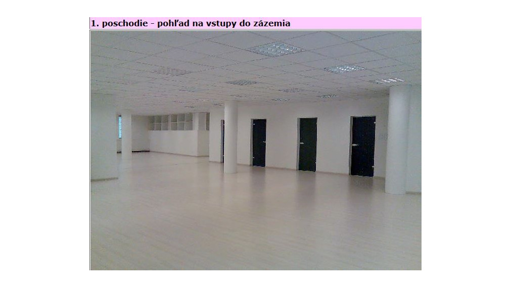 Open-space kancelárske priestory v Starom Meste na Palisádach