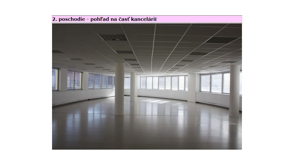 Open-space kancelárske priestory v Starom Meste na Palisádach