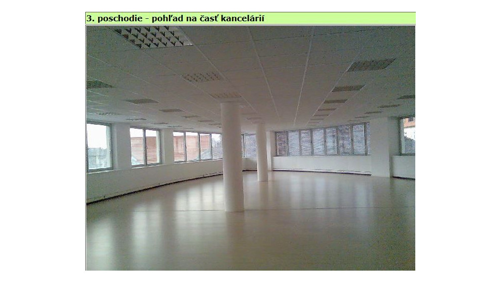 Open-space kancelárske priestory v Starom Meste na Palisádach