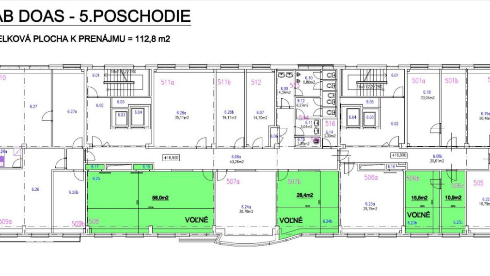 Kancelárske priestory, Košická, Bratislava II