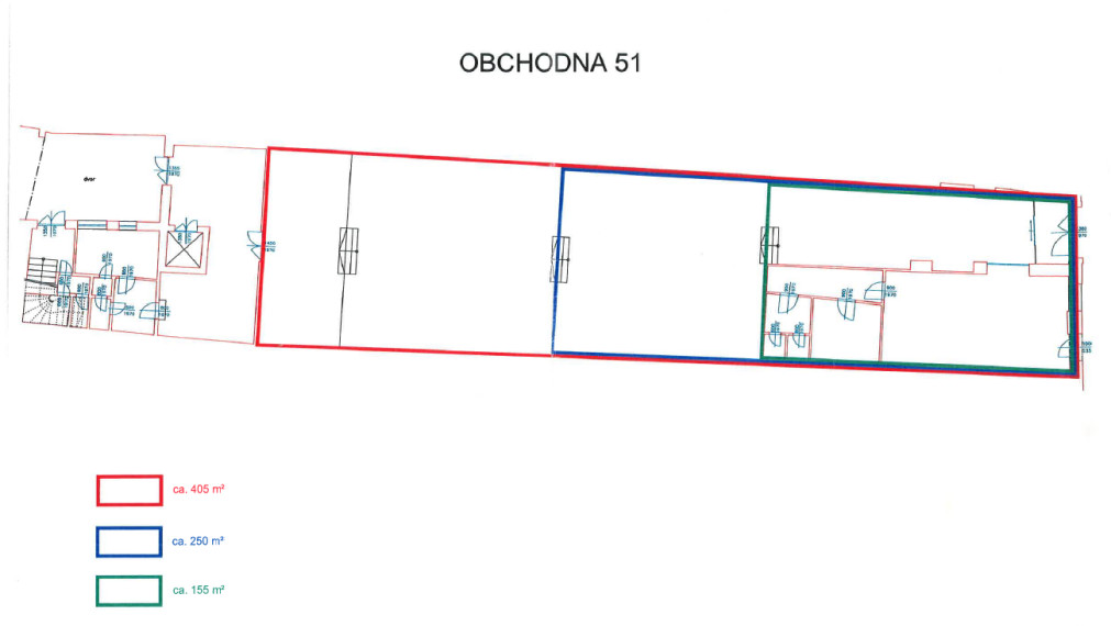 Lukratívny 250-350m2 obchodný priestor na Obchodnej ulici, BAI 