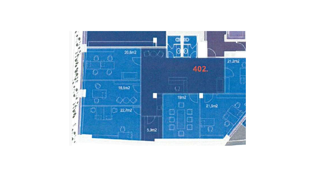 Reprezentatívny kancelársky celok 187,10m2 + 4x parkovania, Mickiewiczova-Staré Mesto