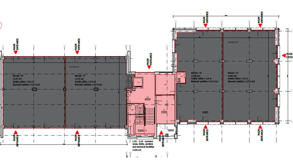 Nové SHOWROOM/obchodné priestory s výkladmi na prenájom – Slovnaftská, Bratislava  II