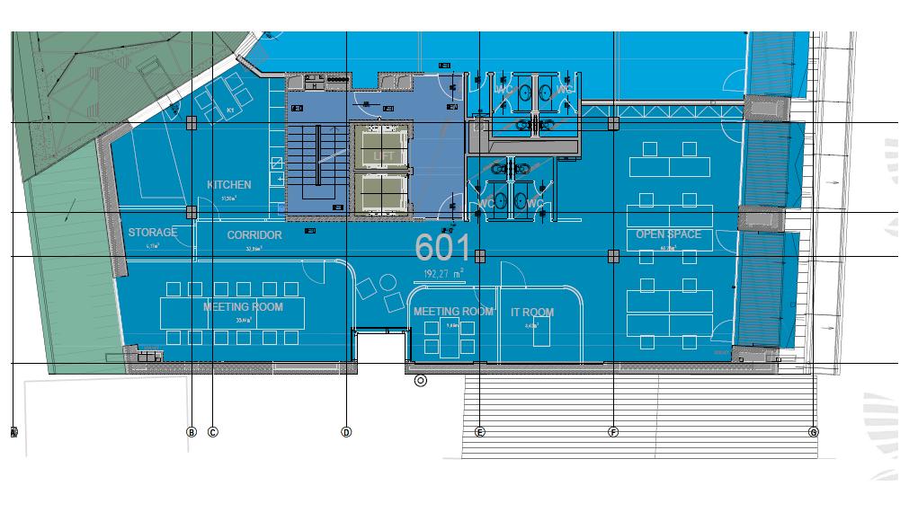 Exkluzívne kancelárie na prenájom 192m2 + TERASA, Mickiewiczova-Staré Mesto
