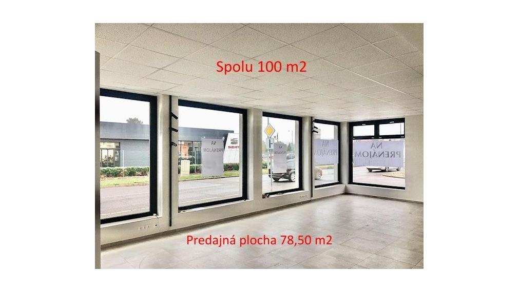 100 m2 lukratívny obchodný priestor na prenájom - Trenčín