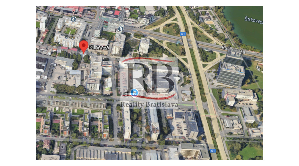 Kancelárska priestory 38 m2 BA II, Klincová ulica