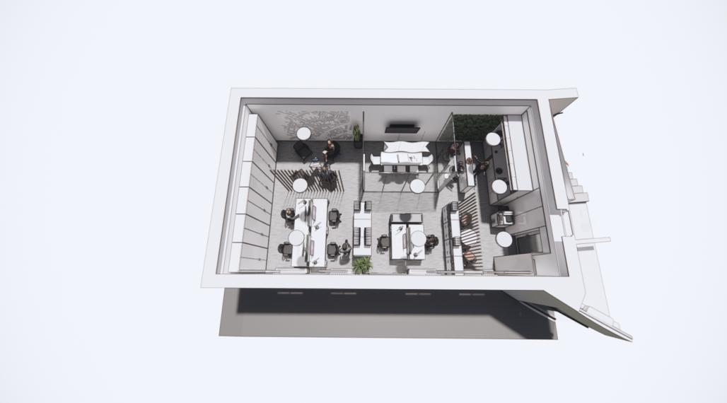 Reprezentatívna kancelária s kuchynkou, 85,05m2, v centre na Panenskej ulici, BA1