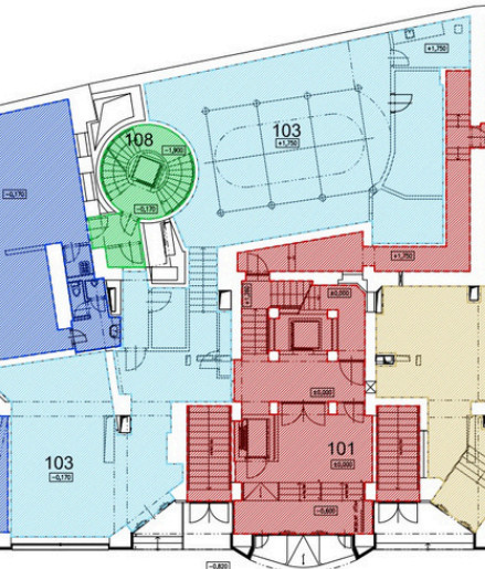 Obchodný priestor na rohu Obchodnej a Poštovej ulice, Bratislava-Staré Mesto