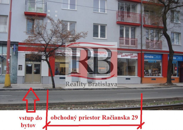 Obchodný priestor na Račianskej ulici