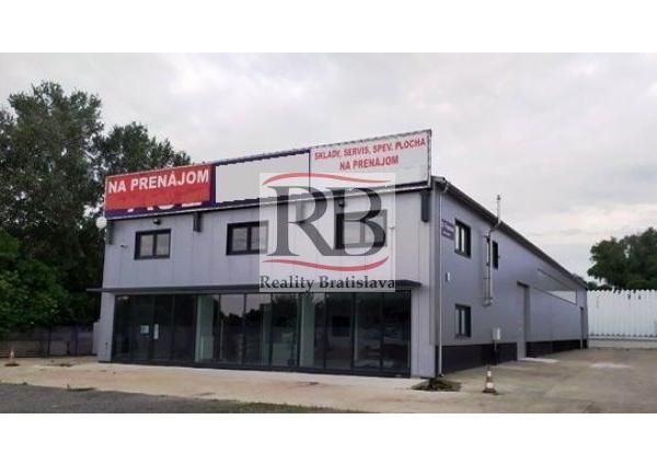 Hala 450m² + showroom a administratíva na prenájom