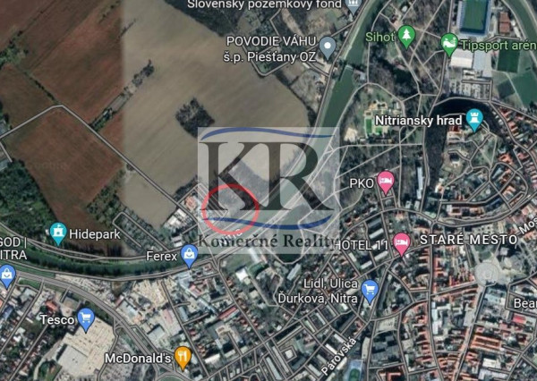 Prenájom spevnenej plochy