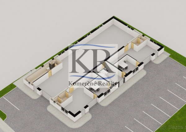 Administratíva a sklad na prenájom, Trenčín