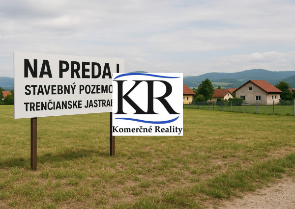 Na predaj - stavebný pozemok v Trenčianskom Jastrabí.