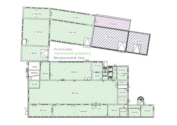 Výrobno-skladové priestory , Beluša, okres Púchov