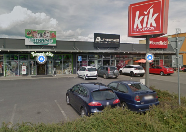 Obchodné priestory v nákupnom centre v lokalite Kamenné Pole – Liptovský Mikuláš, 320-1000m2